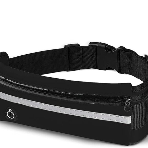 Brand new - black running belt flat fanny pack - Picture 6 of 6